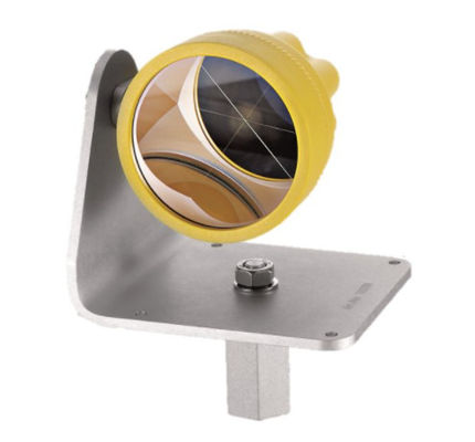 Mining Tunneling Monitoring Reflector Prism With L Shape Bracket and Rain Hood