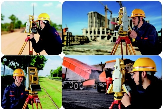 574 Channels Satellite Tracking Surveying Instrument Measurements Total Station with 0.3-3s Measure Interval and Dual-Band WLAN